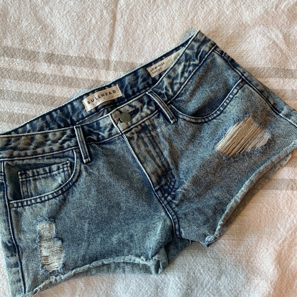 Pacsun Bullhead Distressed Jean Shorts